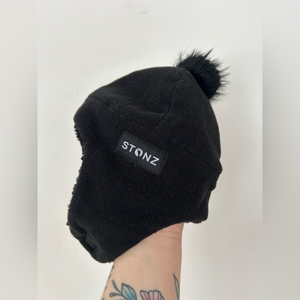Stonz Fleece Hat 18-24 Months Black
